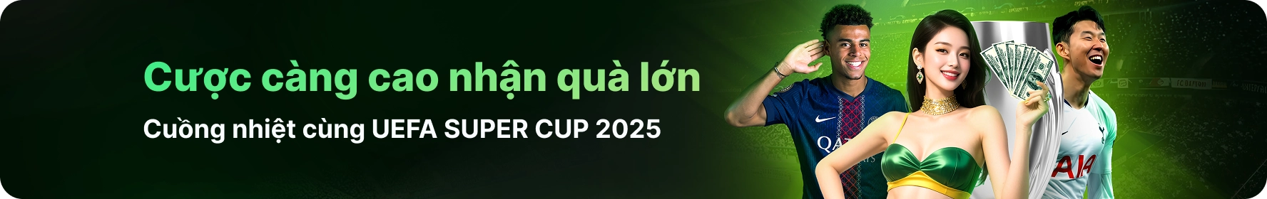 Cược càng cao nhận quà lớn